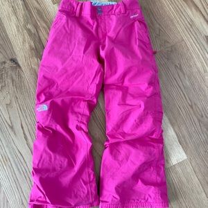 North Face girls size 10/12 medium snow pants